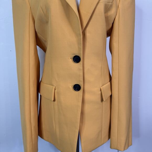 Kwaidan Editions Yellow Wool Blend Tailored Blazer Jacket IT 38 NWT Avant Garde - Picture 3 of 14